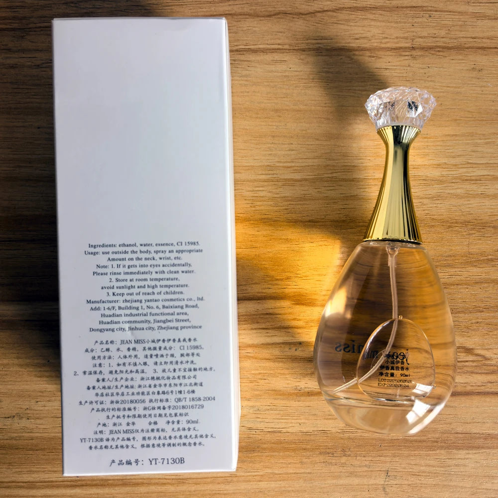 J'dor Eau De Parfum Vaporisateur Natural Spray 90ML Long-lasting Floral and Fruity Scents Fragrance