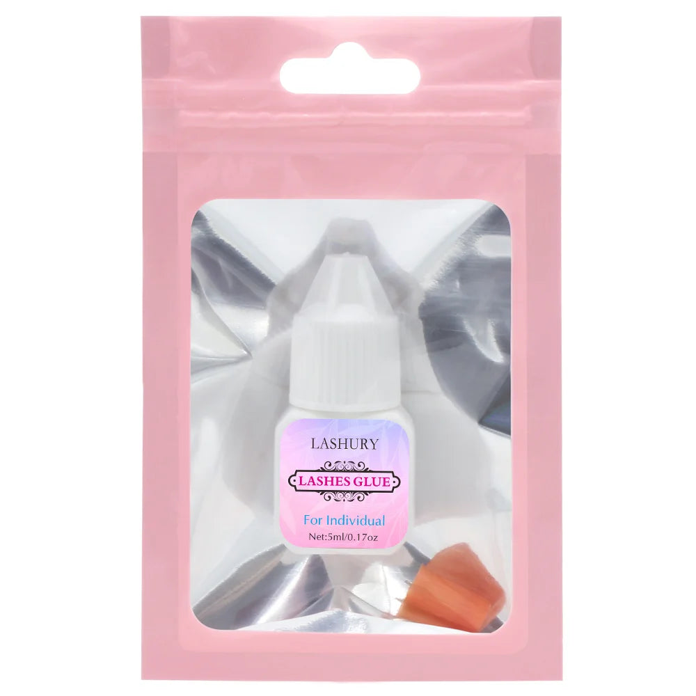 A1 Customized Shampoo Cleanser Private Label Your Name Brand Individual No Allergy Eyelash Glue Logo Adhesive Custom