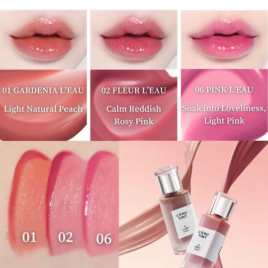 [ClearanceSale] BBIA L'EAU TINT,High-Shine Finish & Refreshing Texture,Non-Sticky & Natural Look,Korean Cosmetic,Korean Makeup