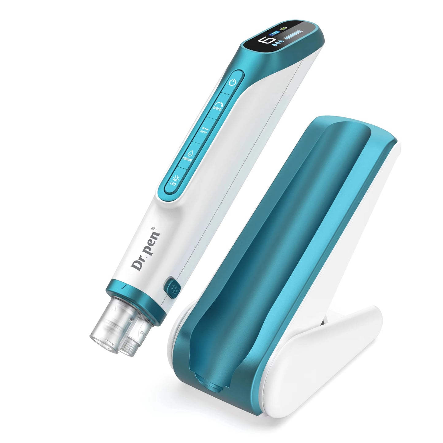 Dr. pen H6 Newly Upgraded Dual Cartridge Design Intelligent Infusion Microneedling pen Needle length 0.25mm as a high-end gift