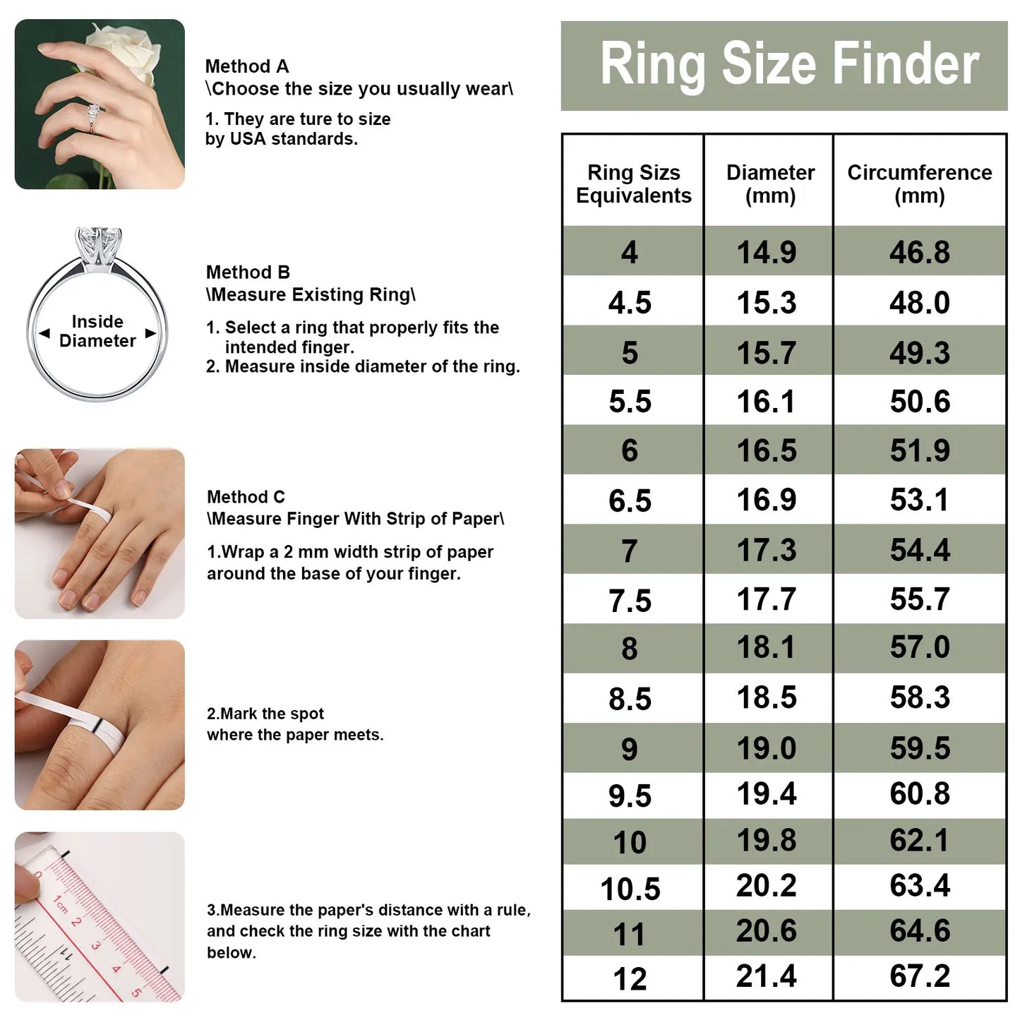 Pretty Beauty 1CT Round Moissanite Double Halo Engagement Ring for Women S925 Silver Wedding Promise Ring Anniversary Jewelry