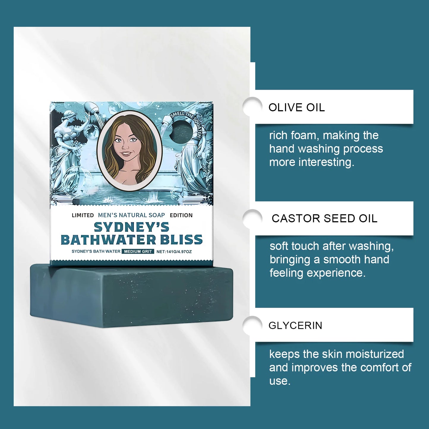 Exfoliating Chicken Skin Body Soap Nourishing Oil-Control Odor Removing Moisturizing Refreshing Natural Aroma Cleanses Skin