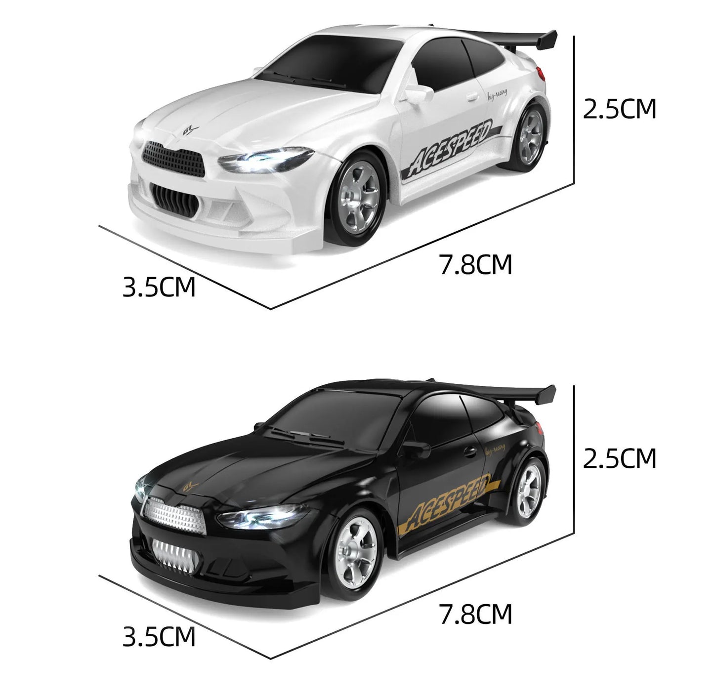 New Kf20 1: 64 Drift Rc Car Four Wheel Remote Control Car Racing Car Full Share Desktop Competition Toys Boys Perfect Gifts