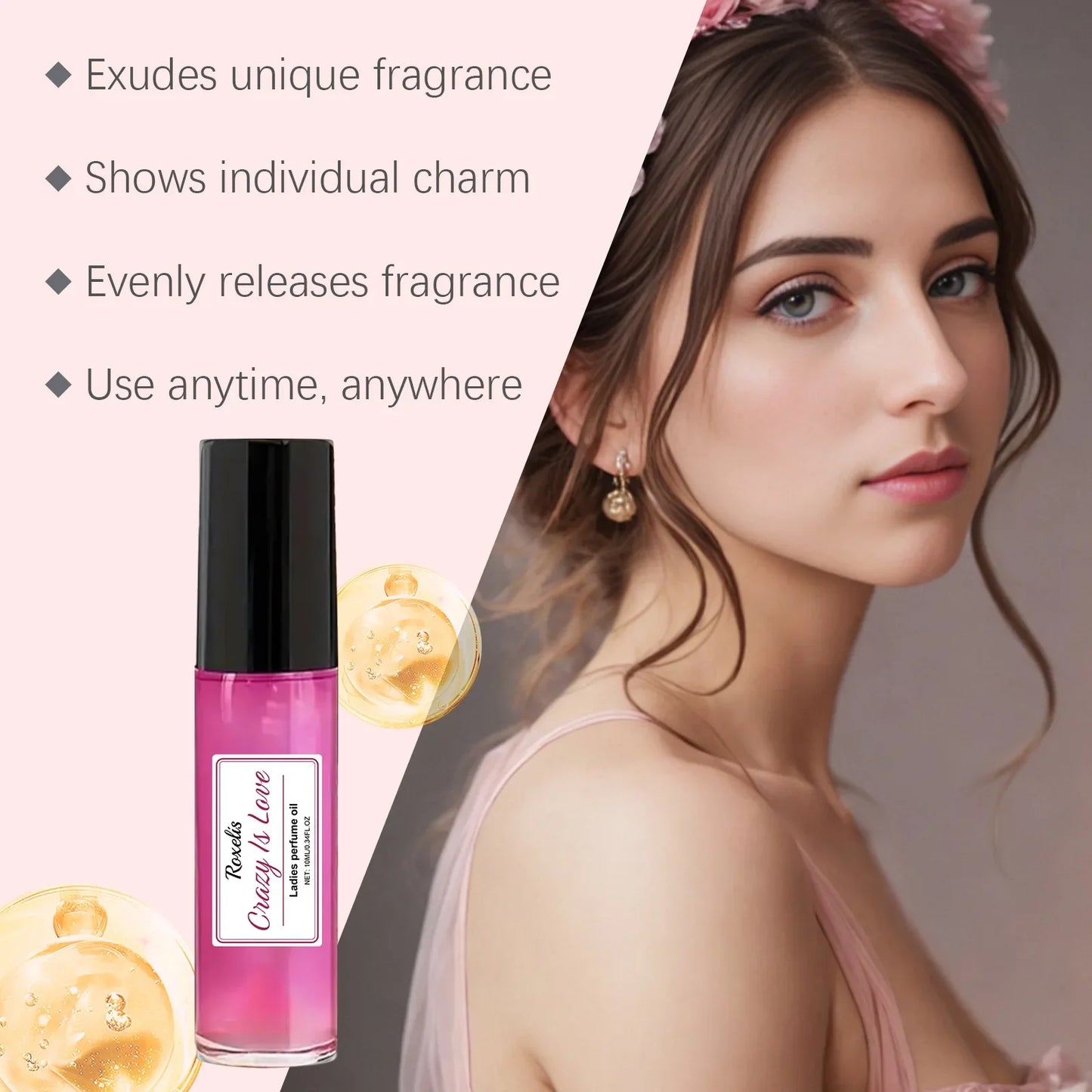 Women Ball Perfume, Unique Fragrance, Charming Fragrance, Light and Lasting Floral Fragrance, Sweet, Gentle and Romantic Perfume