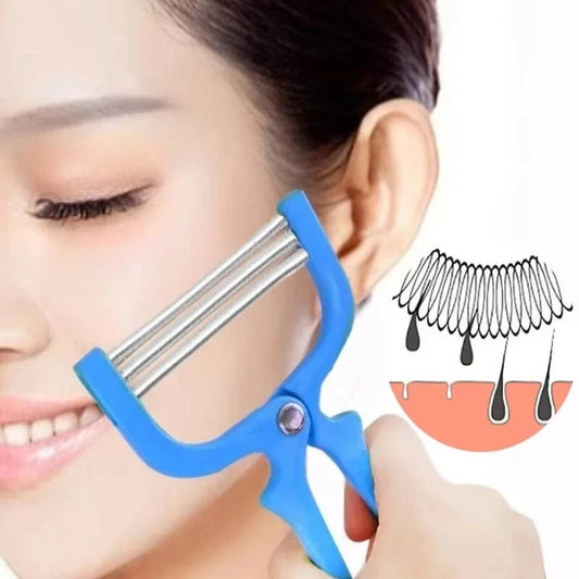 Smooth Skin Facial Hair Removal Device - Elastic Lip and Eyebrow Hair Removal Device, Handheld Facial Hair Removal Device, Gentl
