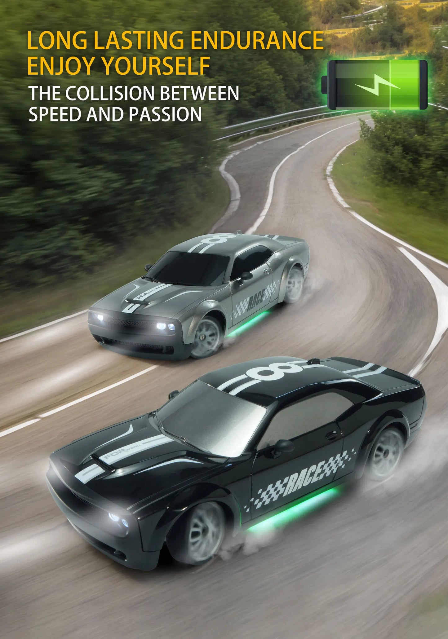 2026 New Remote Control Car, Limited Edition RC Drift GT 911, Full-Size Car, Accelerator, Four-Wheel Drive, Racing Car, Boy Toy.