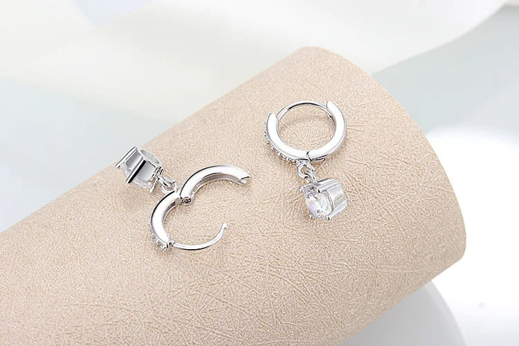 3 Carat Gra Certified Original Moissanite Hoop Earrings 925 Sterling Silver D Color Lab Diamond Drop Earrings for Women Jewelry