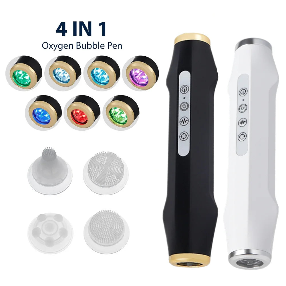 CO2 Bubble Oxygen Beauty Machine Facial SPA Oxygen Bubble Pen CO2 Oxygen Portable Facial Machine CO2 Gel Facial Skin Care Device