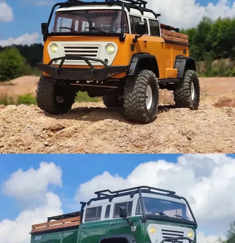 CROSSRC EMO JT4 RTR Simulation Climbing Truck Four-Wheel Drive Off-Road Rc Remote Control Electric Model Car Ocean Blue