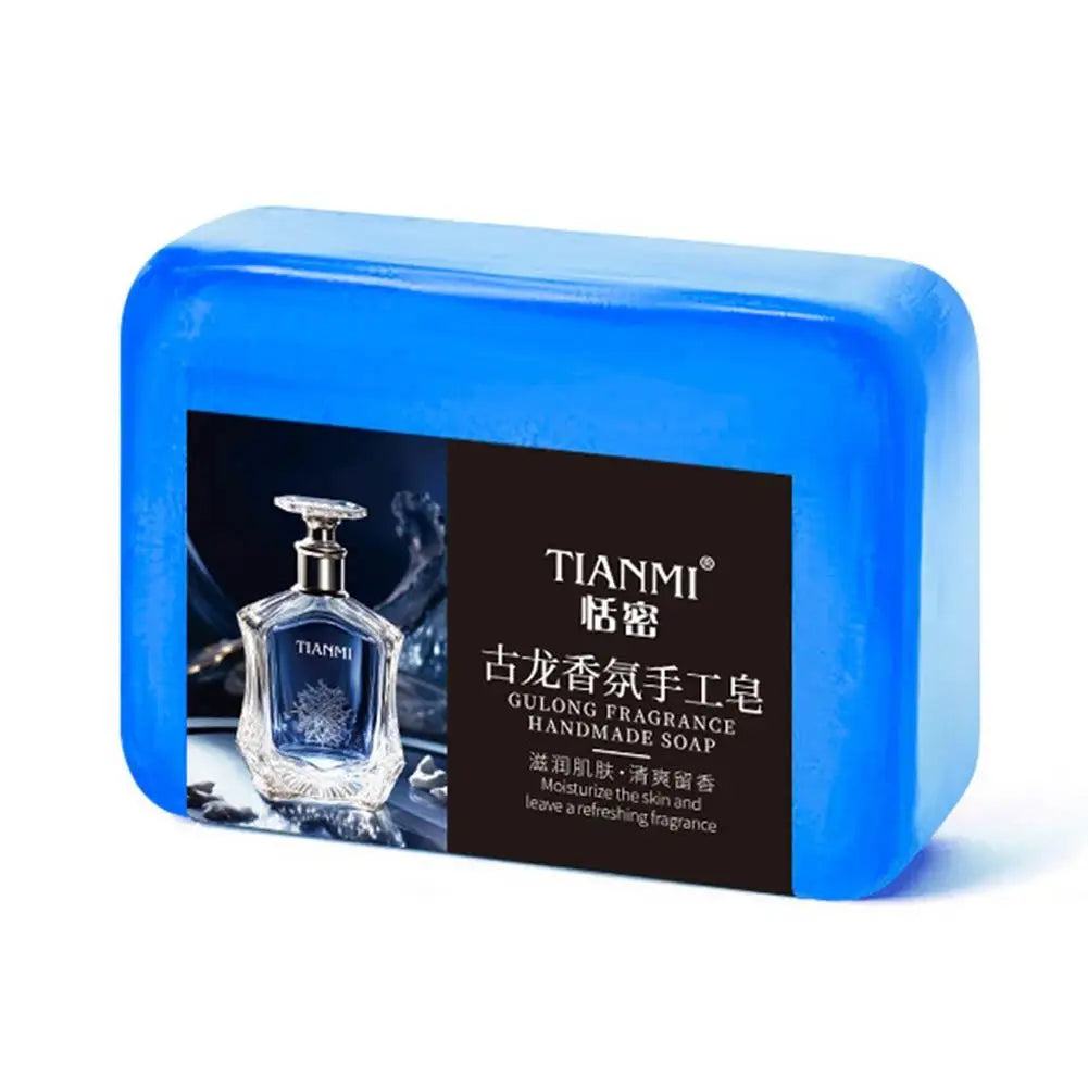 70G 1/2PCS Men's Cologne Soap, Perfume Soap, Bath Soap Face Wash Bath Body Soap Essential Oil Handmade Soap Skin Care