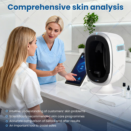 AISIA  O1 3D AI Facial Skin Analyzer Detection Skin Problem Diagnosis 8 Spectrum Professional Analysis Beauty Salon Equipment