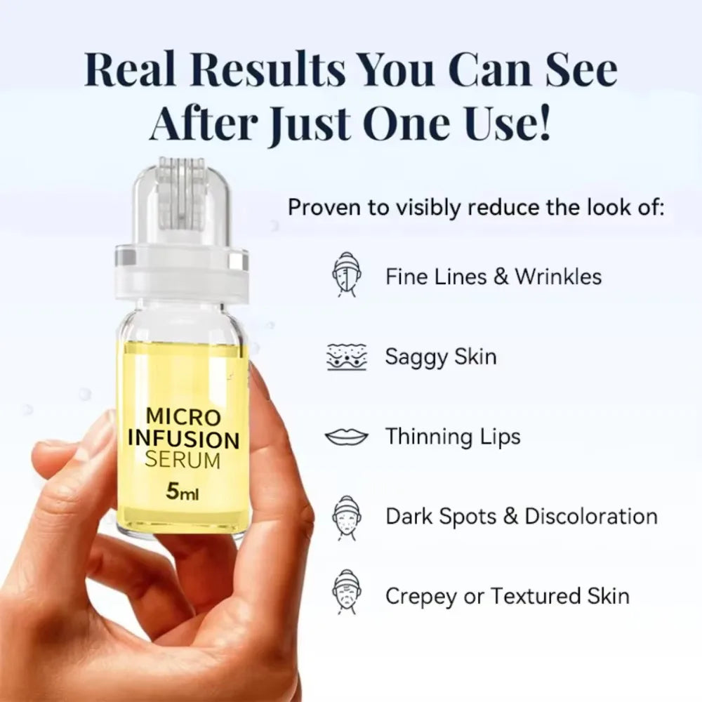 2026 New Micro Molecule Anti-Aging Serum Kit Korean Collagen Hyaluronic Acid Hydrate Firm Skin Reduce Fine Lines Shrink Pores