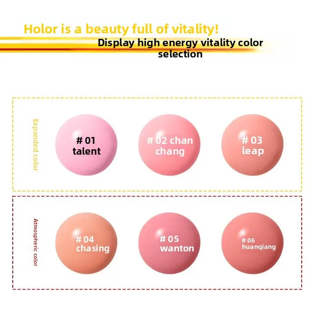 Judydoll Natural Flushed Liquid Blush - Brightening Glow Cheek Tint for Radiant Blurring Effect