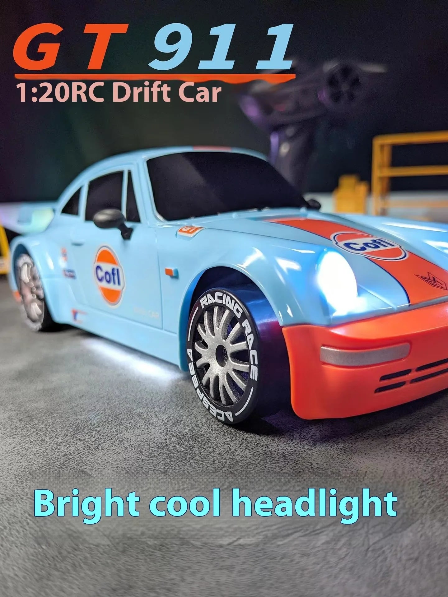 2026 New Remote Control Car, Limited Edition RC Drift GT 911, Full-Size Car, Accelerator, Four-Wheel Drive, Racing Car, Boy Toy.