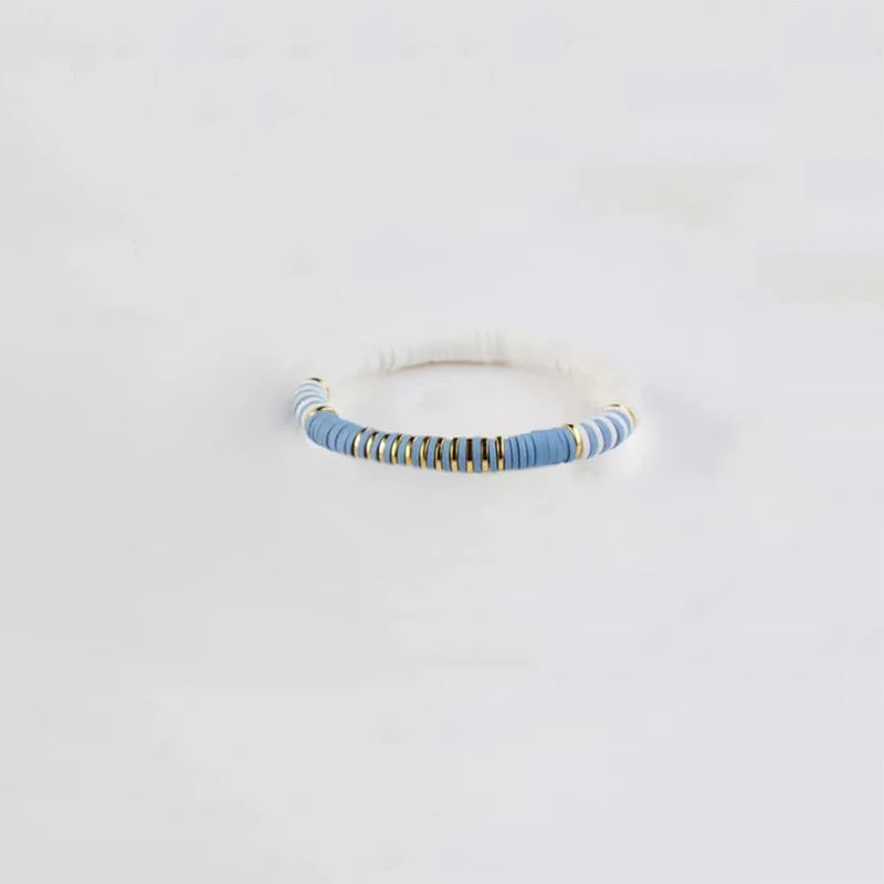 2020 Winter New Products Retro Wild Silicone Bracelet Handmade Ethnic Beach Jewelry For Women Men Adjustable Elastic Bangle Gift