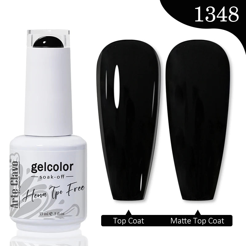 Arte Clavo Spring Summer Gel Nail Polish Gorgeous Color 15ml Semi Permanent Soak Off UV LED Gel Nail Art DIY Design Varnishes
