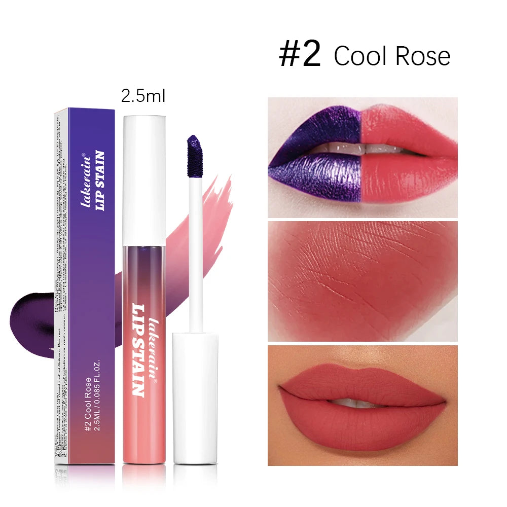 Long Lasting Waterproof Peel Off Lip Stain Lip Tint Transfer Proof Non-stick Cup Matte Reveal Lip Stain Cosmetics for Women