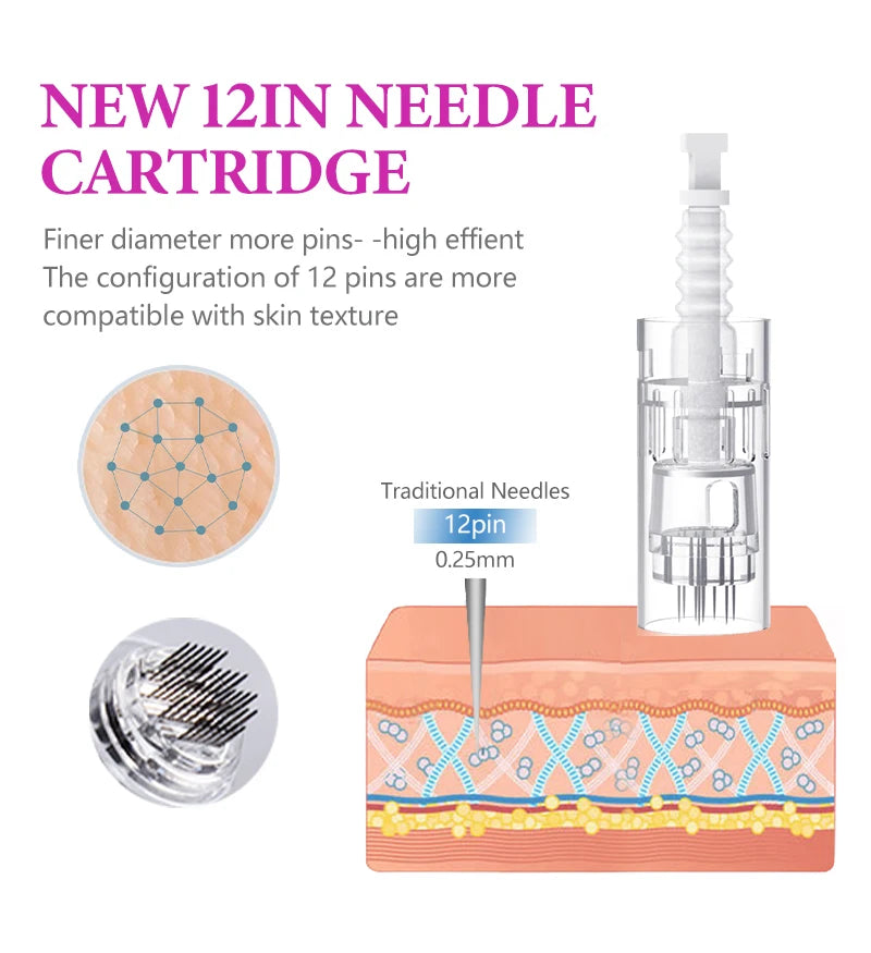 Electric Dr. Pen Ultima M7 Professional Derma Pen Nanoneedles Tatoo Machine 0.25mm Needle Skincare Tool SPA Care
