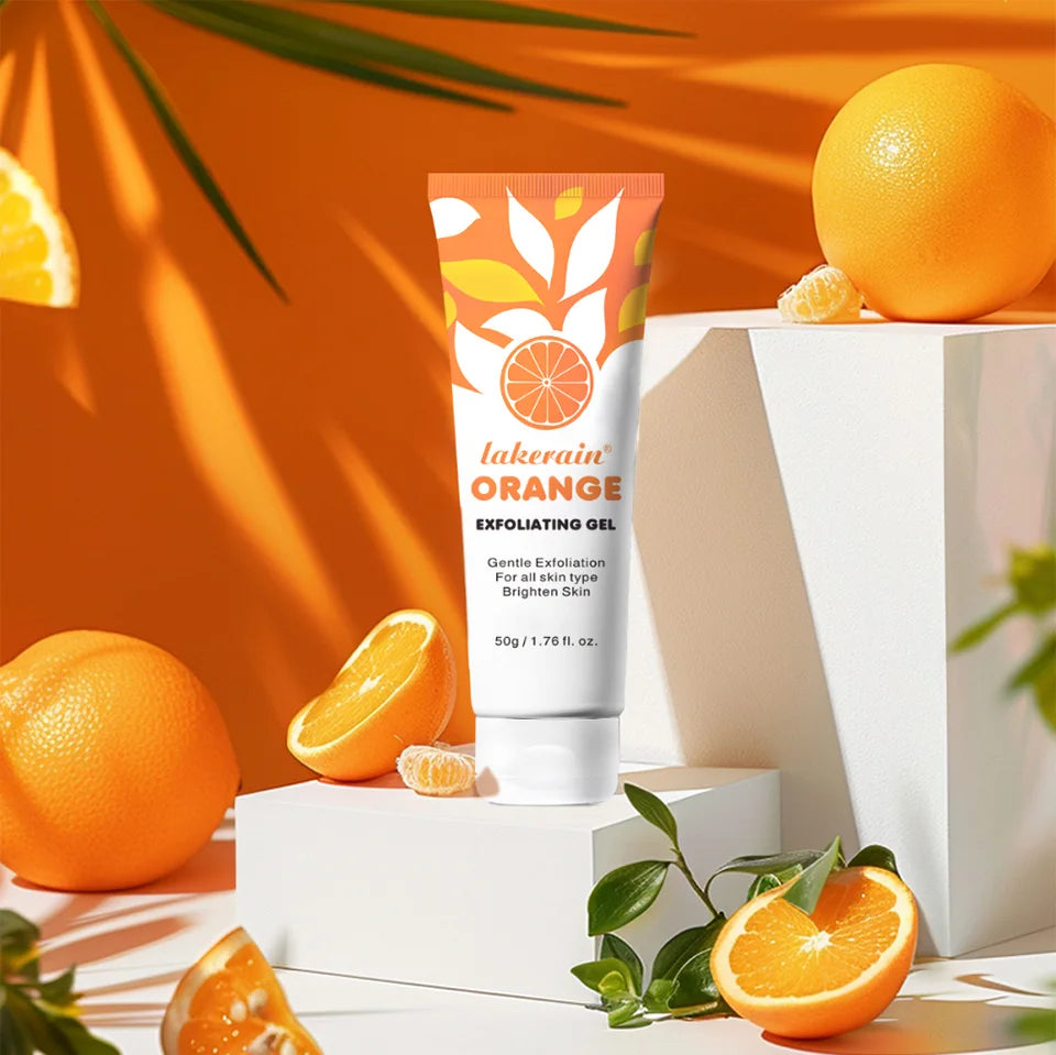 50ml Orange Exfoliateing Gel Dead Spot Remover Brighten Peeling Gentle Repair Scrub Whiten Hydrating Moisturizer Women Skin Care