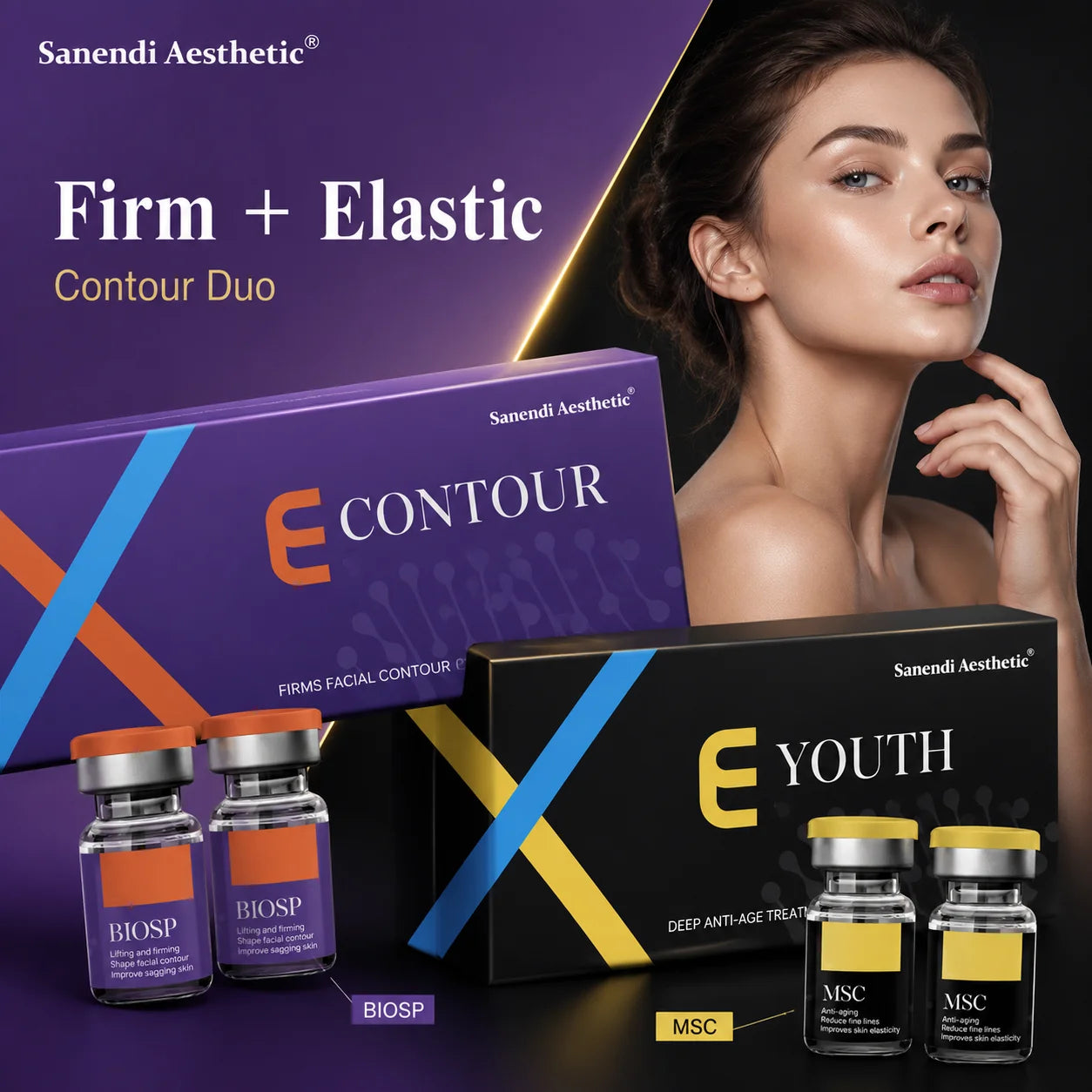 SANENDI Korean Skin Booster exoserises Skin Care Serum For Facial Hydration Miosturezing Home Care Essence