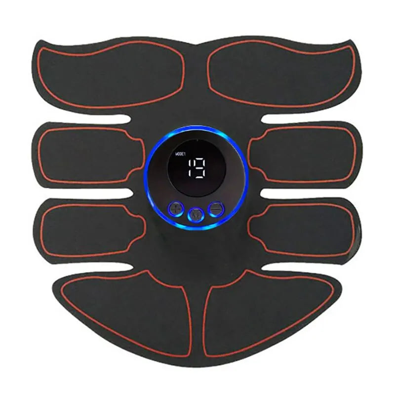 1pcs EMS Abdominal Muscle Stimulator Fitness ABS Arm Training Patches Muscle Exercise Instrument USB Charging ﻿