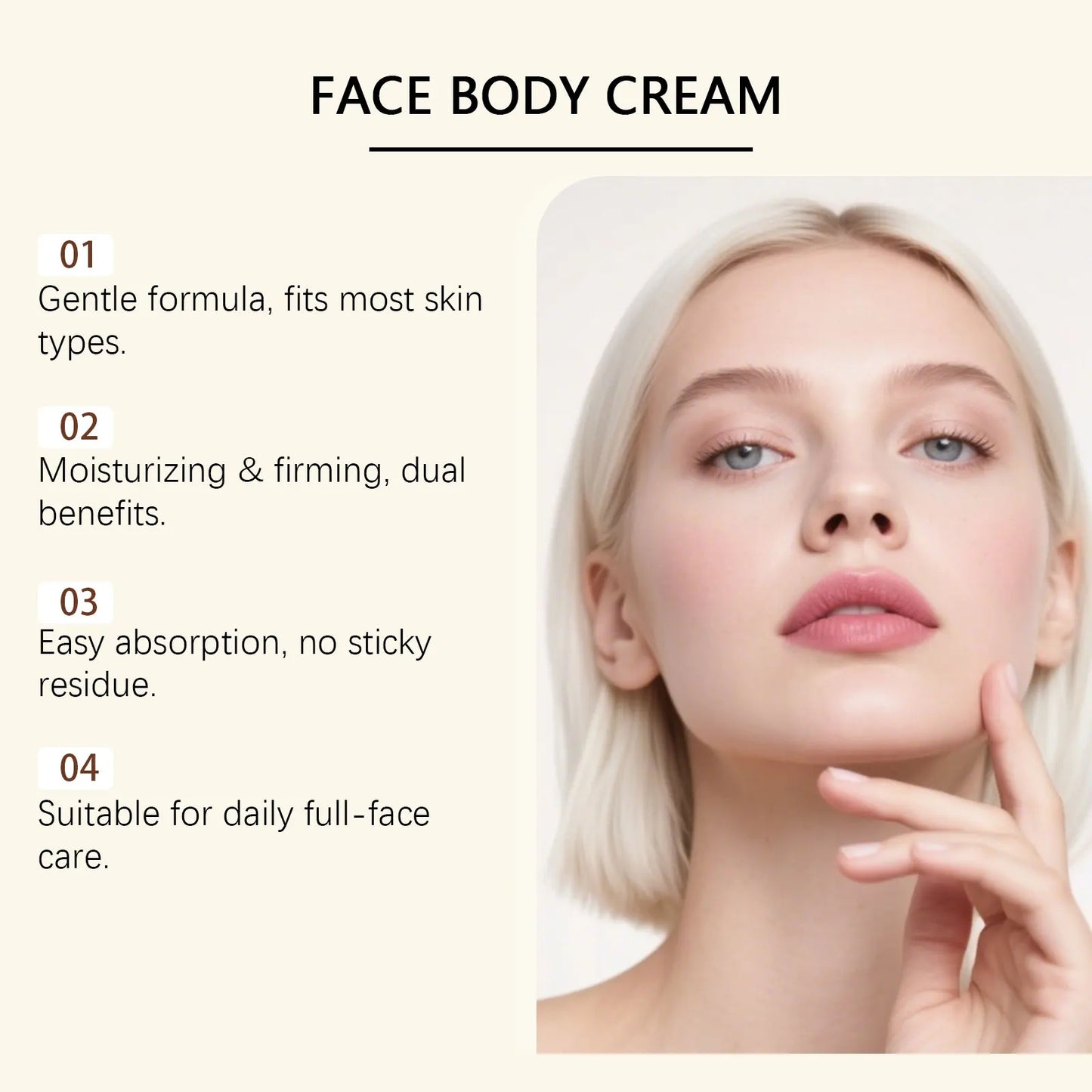 Face Body Cream Pamper Your Skin With Cocoa Butter Moisturizer Nourishing And Hydrating Formula For Smooth And Glowing Skin 100g