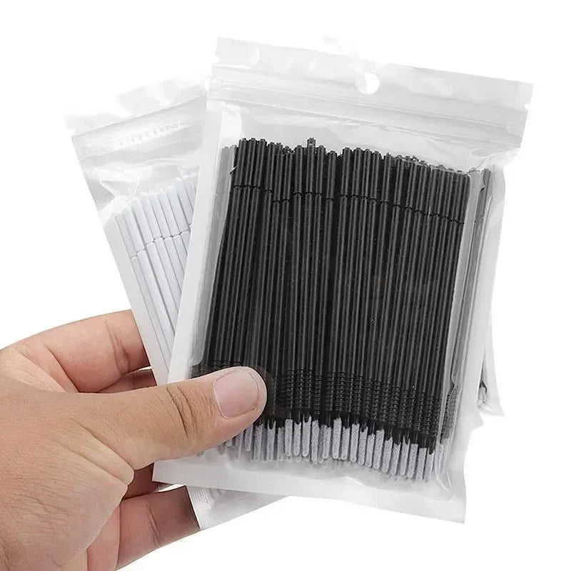 100 Pcs Disposable Spiral Mascara Brush Handle Microbrush Applicator Lashes Brushes Eyelash Extension Makeup Tools lash brush