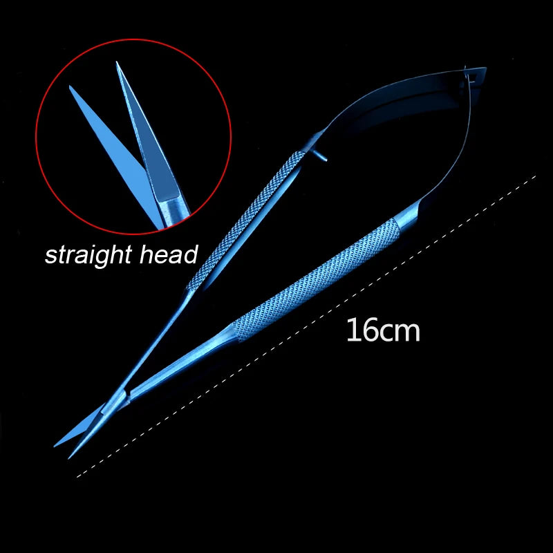 1pcs Corneal Scissors Micro Surgical Vannas Titanium Stainless Steel  Micro Scissors
