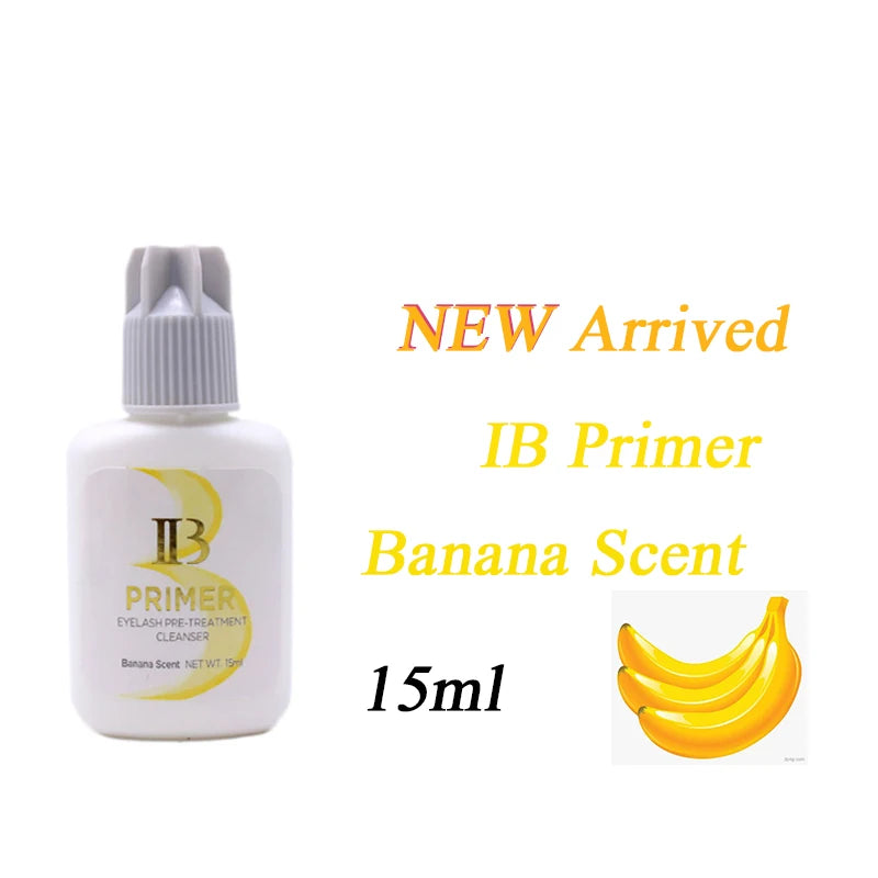 2bottles/set IB Eyelash Extension Glue Primer Premium Gel Remover Professinal Clear Eyelashes Super Bonder Adhesive Hardener