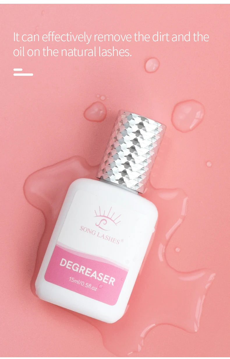 Songlashes Degreaser EffectctivelyStrlie and Remove the Oil and Dust on EyelashesTransparent ColorHigh Quality Professional
