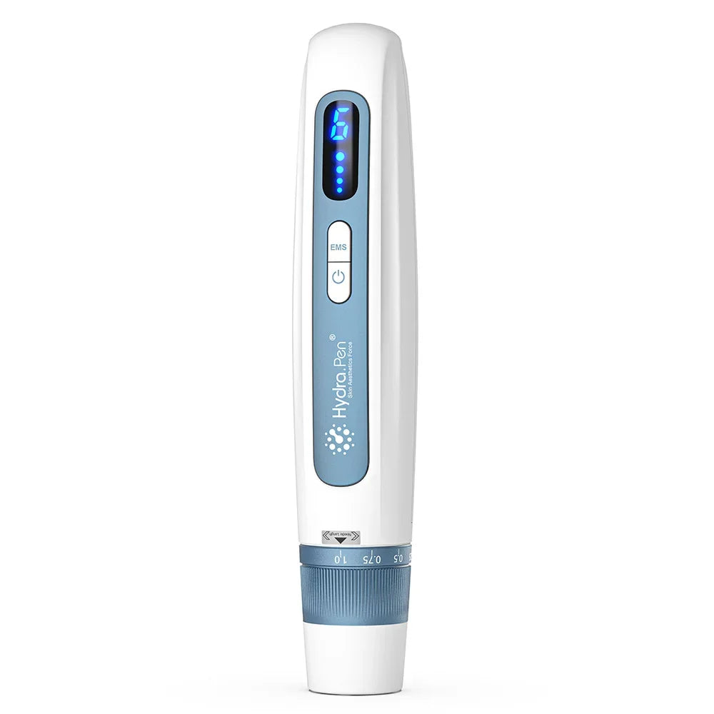 Latest 2 in 1 Microneedling Beauty Instrument Wireless Derma Pen H5 4 Pole EMS Microcurrent Skin Care 0.2MM