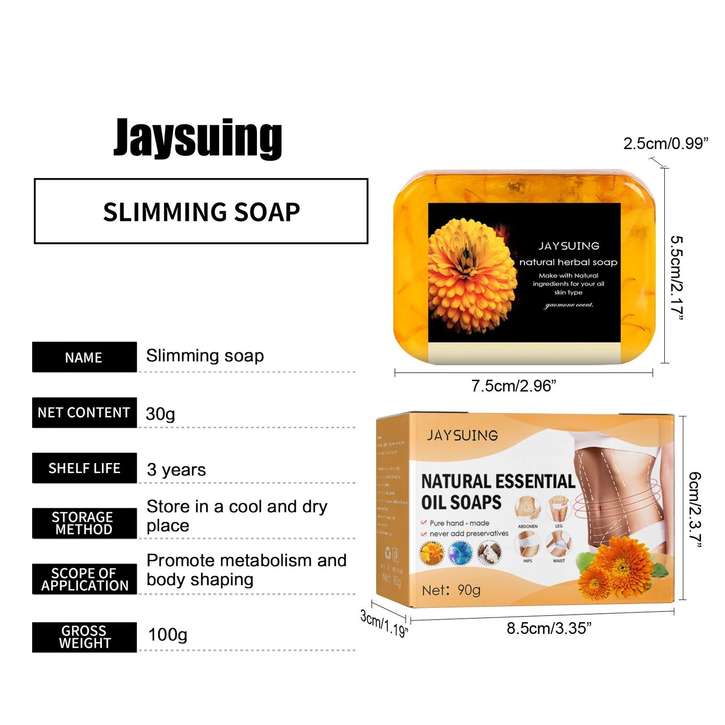 Anti Cellulite Firming Soap Anti Swelling Weight Loss Slimming Detox Fat Burning Body Shaping Massage Spa Deep Cleansing Soap