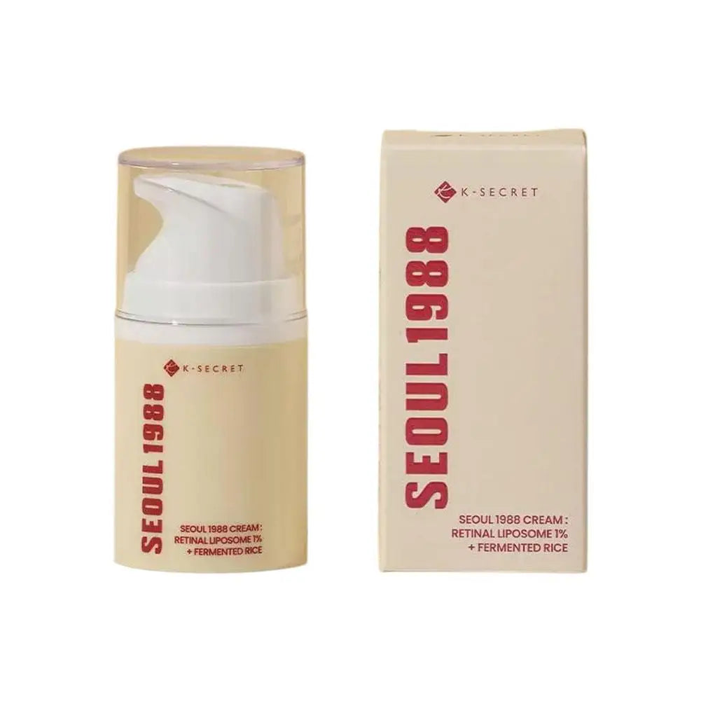 Seoul 1988 Eye Cream Face Cream Set Hydrating Firming Smoothing Reducing Fine Lines Dark Circles Lightweight Daily Skincare Comb