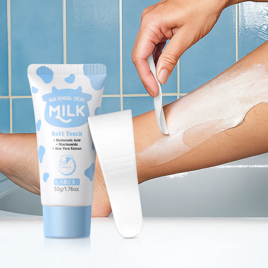 LAIKOU Milk Hair Removal Cream Gentle Depilatory Smooth Skin Treatment for Facial And Body Even Tone