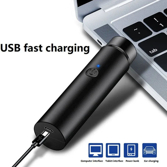 Mini Electric Shaver Portable Razors Leg Underarm Body Epilator Hair Beard Trimmer Travel Rotary Hair Remover