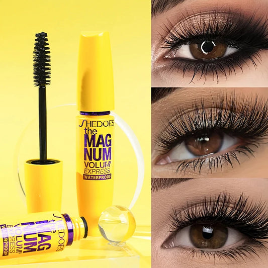 Curly Waterproof Mascara, Durable Anti Smudge Natural Eye Makeup