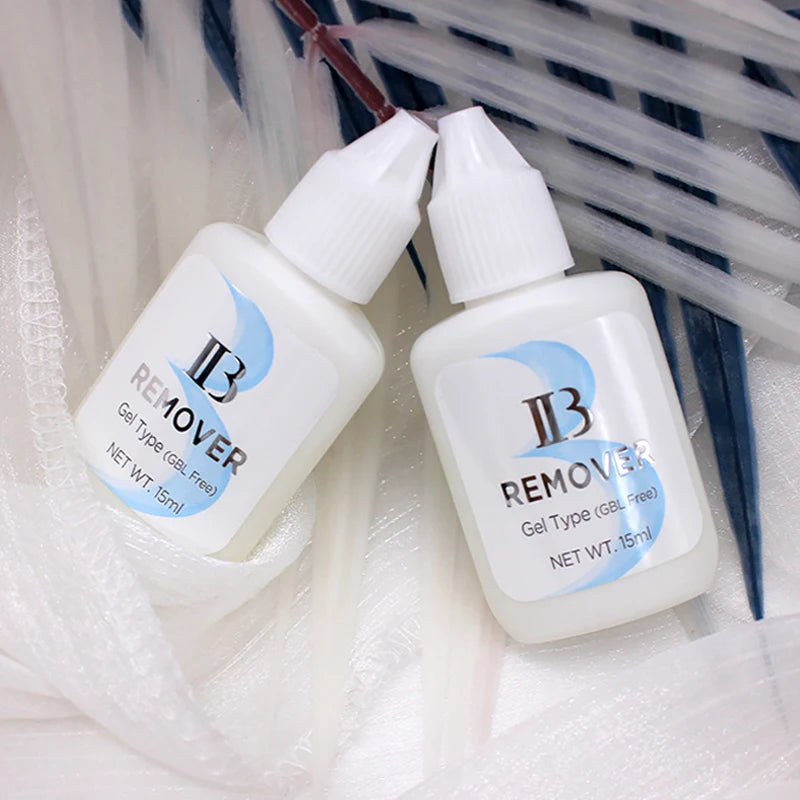 2bottles/set IB Eyelash Extension Glue Primer Premium Gel Remover Professinal Clear Eyelashes Super Bonder Adhesive Hardener