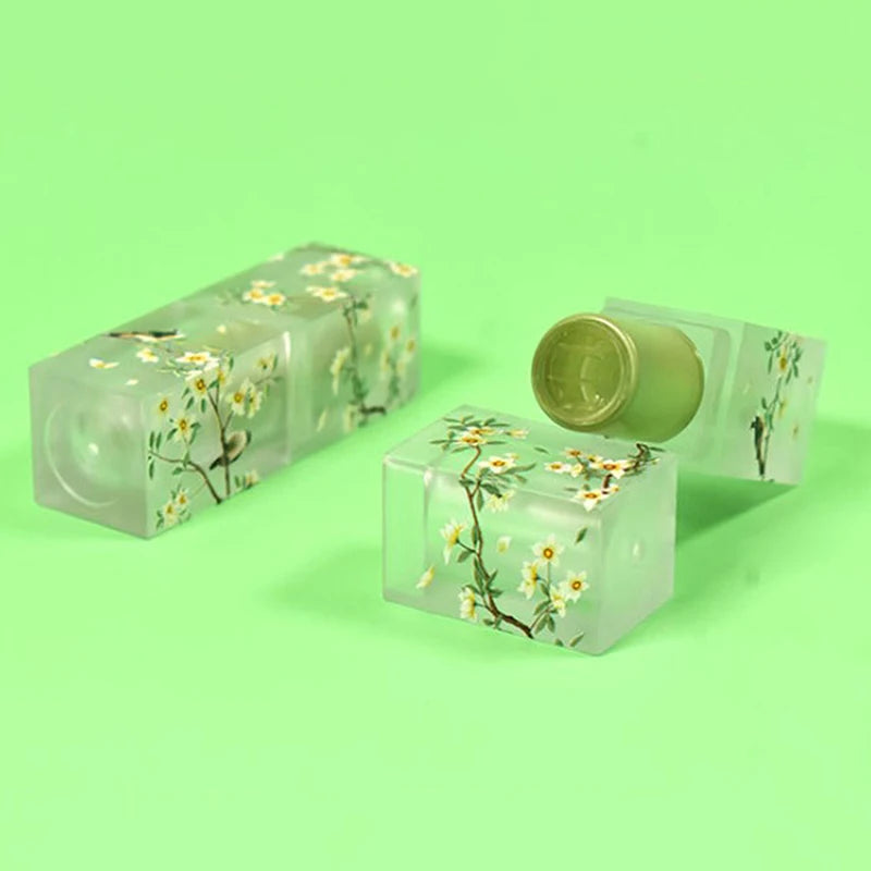 1pcs Small Fresh Scrub Square Lipstick Tube Empty Lip Balm Container Lips Tubes Cosmetic Makeup Tools