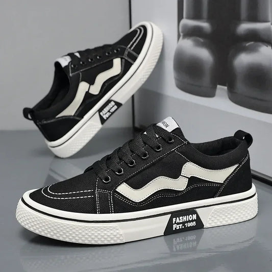 Trendy Men Canvas Shoes Breathable Mens Casual Shoes 2025 New Non-slip Male Sneakers Sport Skateboard Shoes Zapatillas De Hombre