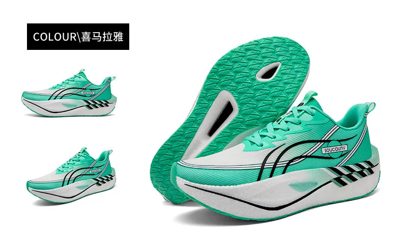 Running Shoes Casual Carbon Board Marathon Men Sports Walking Breathable Women's Comfortable Athletic Nonskid Leisure Sneakers