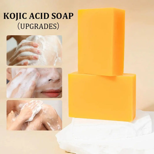 1/2Pack Kojic Acid Soap Handmade Soap Bar with Vitamin C, Retinol & Collagen, Skin Care Cleansing Dark Spot for Body & Face Wash