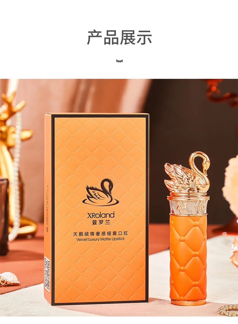 Swan Velvet Matte Lipstick Waterproof Long Lasting Red Matte Korean Full Coverage Lip Makeup