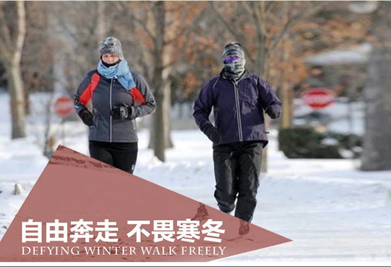Winter Men's Snow Boots Women Slip On Winter Shoes Waterproof Comfortable Ankle Boots Sneakers Plush Hiking Walking Couple Shoes