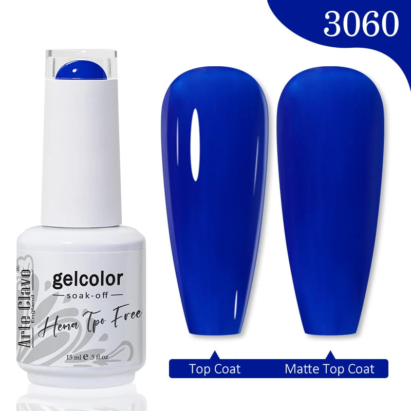 Arte Clavo Spring Summer Gel Nail Polish Gorgeous Color 15ml Semi Permanent Soak Off UV LED Gel Nail Art DIY Design Varnishes