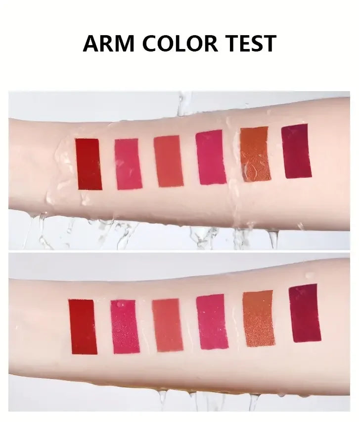 Red Wine Bottle Design Makeup Lip Gloss,Velvet Matte Lip Gloss Liquid Lipstick, High Colour Development,for Natural Lip Makeup