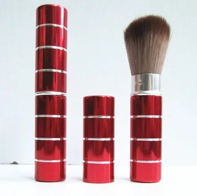 Retractable Dome Blush Make Up Brushes Aluminum Eyeshadow Foundation Facial Brushes Make Up Cosmetic Tools Women Girls Wholesale