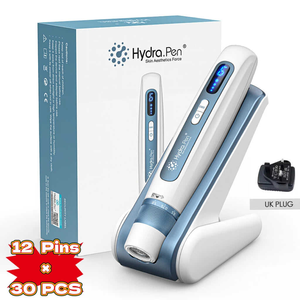 Hydra pen H5 EMS Microneedling Pen with 30PCS Cartridges Needle Length 0.25 mm