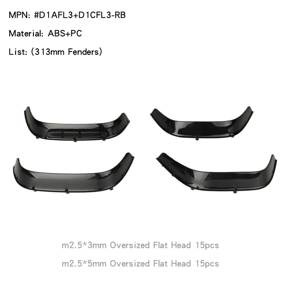 RCDream RD110 Pickup 313mm Hard Body Car shell DIY Version For 1/10 Axial SCX10 III SCX10 II 313mm Scale Crawler DIY Upgrade