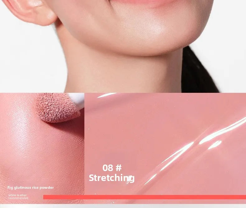 Judydoll Natural Flushed Liquid Blush - Brightening Glow Cheek Tint for Radiant Blurring Effect