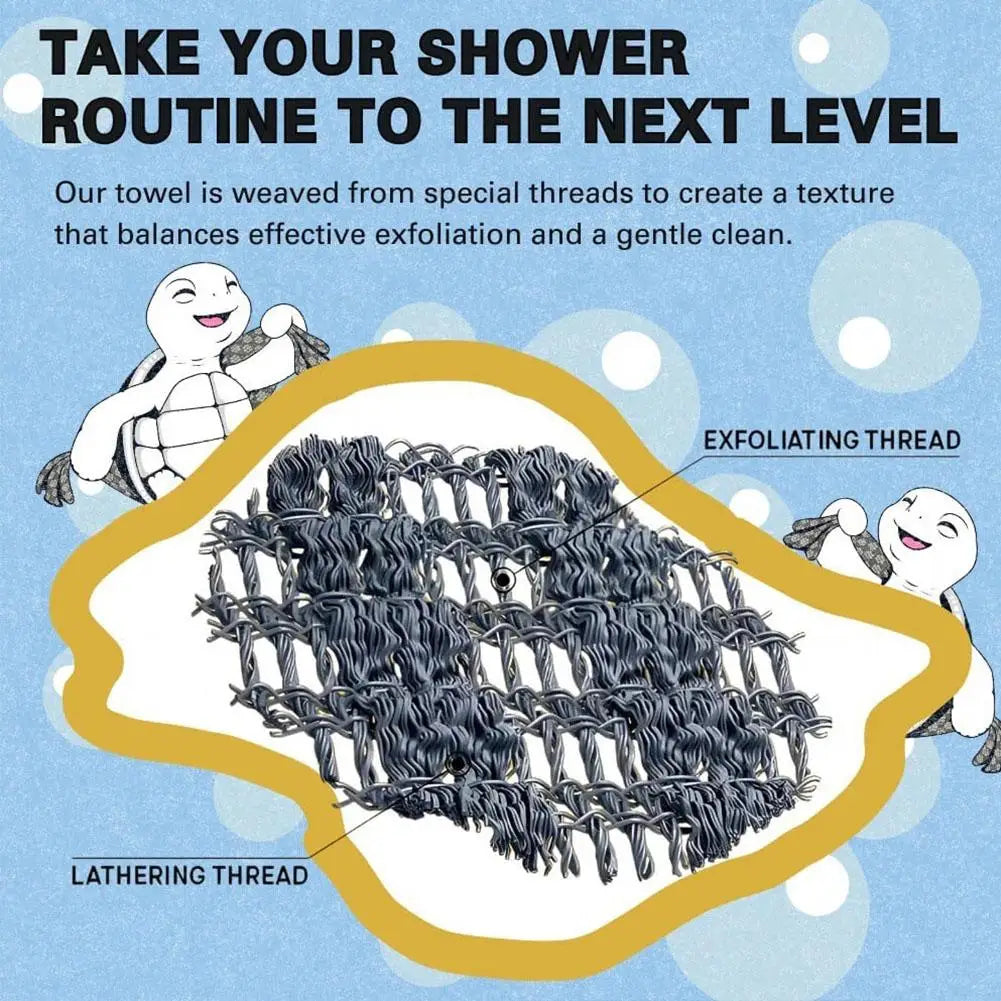 Rubbing Washcloth Nylon Bath Towel Brush Exfoliating Scrubber Shower Sponge for Back Cleaning Care Bathroom Accessories